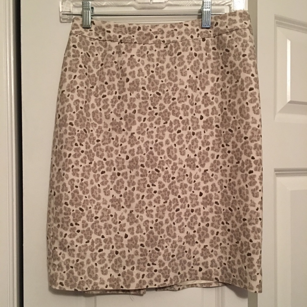 Cheetah pencil skirt